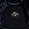 22 Carat Gold Awe Inspiring Studded Floral Pattern Ring 2.7g by Mahita Collections
